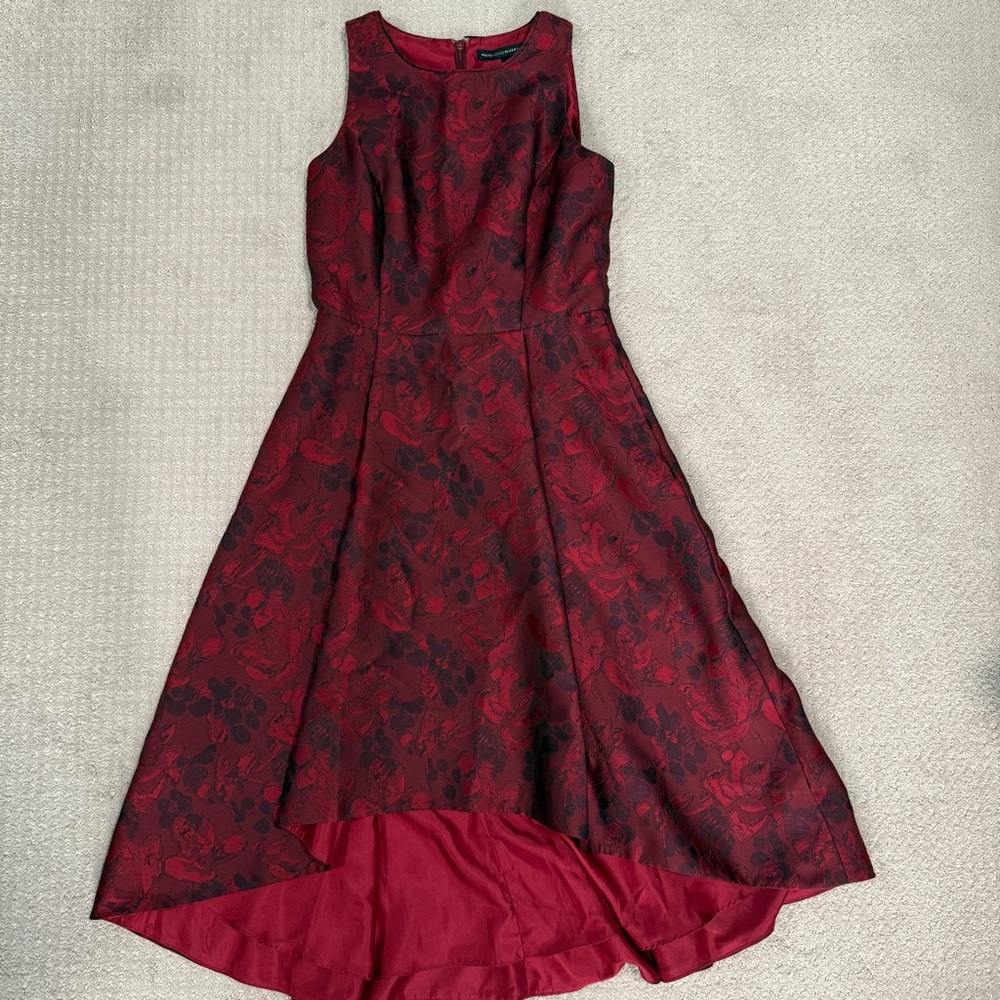 White House Black Market Floral High Low Dress